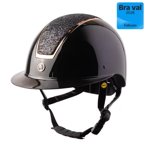 Hansbo Sport Ridhjälm MIPS Vision Golden Chrome