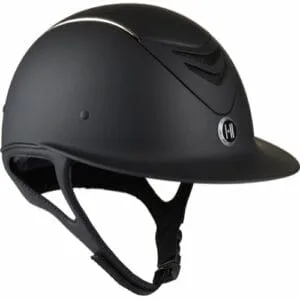 OneK Avance Matte Chrome Piping Ridhjälm Bred Solskärm
